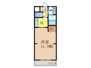 山崎第７マンション（南棟）の物件間取画像